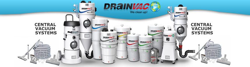 Встроенные пылесосы Drainvac